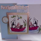 Little Boy's Z-fold Birthday Card