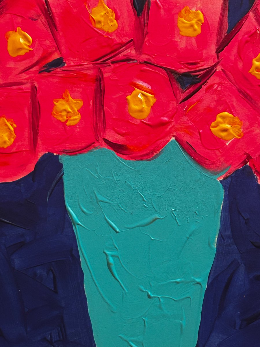 Acrylic Painting - Saffron Was Her Name