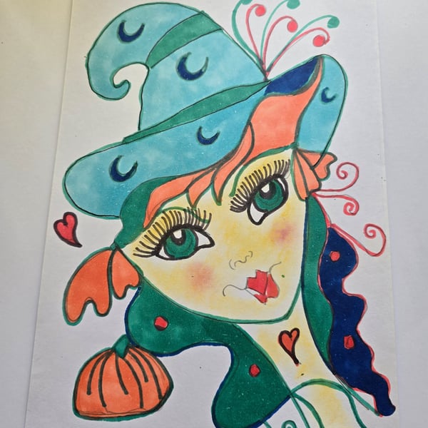 Fairy Witch Drawing 