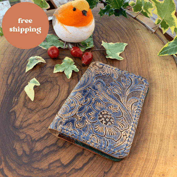 Wallet with Embossed Leather  #1280