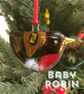 BABY Fused Glass Robin - Image 1