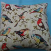 Cushion,pillow cover,decorative  cover in cath kidston  garden birds  fabric