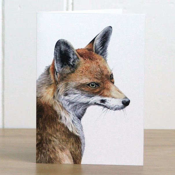 Greetings card - Red Fox - 4 x 5.75 inches (10.5 x 14.8cm)