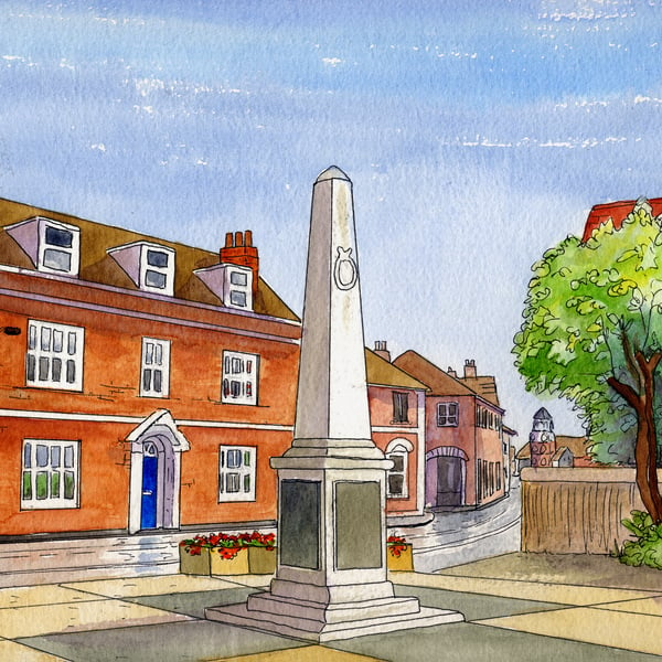 The War Memorial on the Quay Cards or Prints No.19