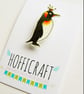 King Penguin Bird Brooch - Image 2