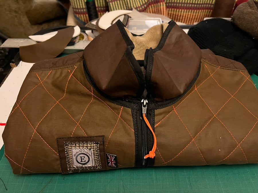 Wax cotton Insulated Gilet