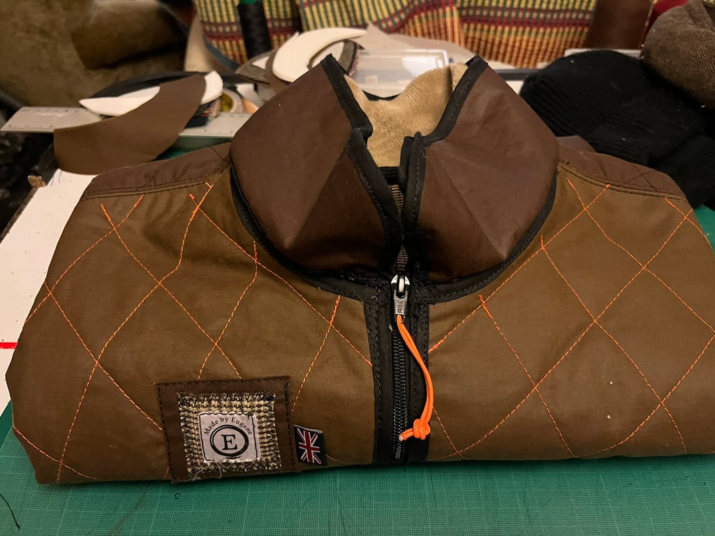 Wax cotton Insulated Gilet