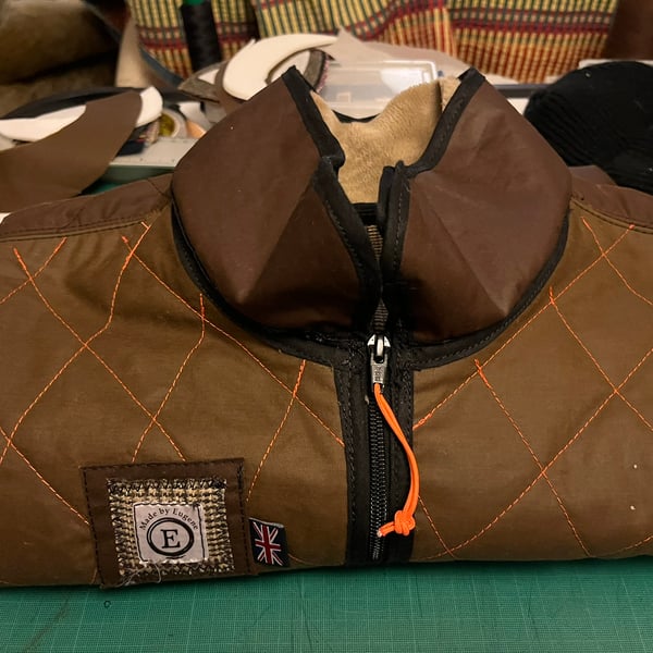 Wax cotton Insulated Gilet