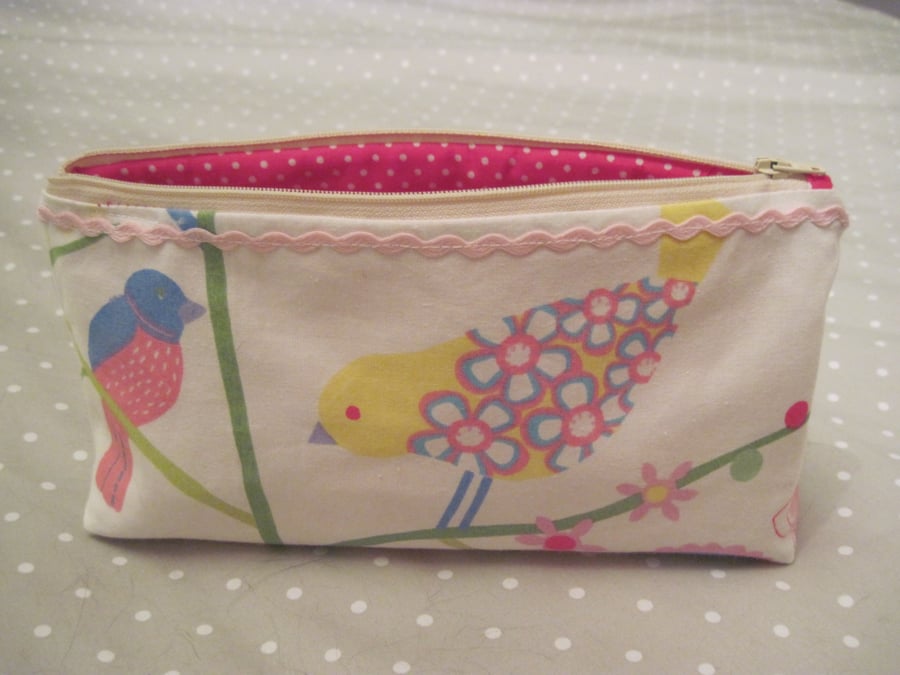 Cotton Zipper Case - Spring Collection