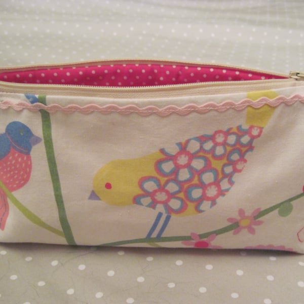 Cotton Zipper Case - Spring Collection