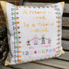 Patchwork Sampler cushion cover