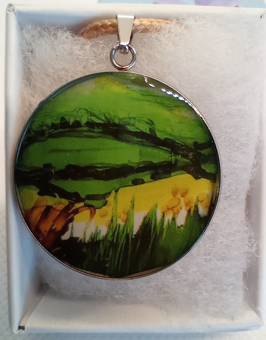 Resin pendant 