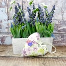 Floral lavender scented heart