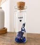 Personalised 1st Paper Anniversary Origami Rabbit Message Bottle Keepsake - Image 1