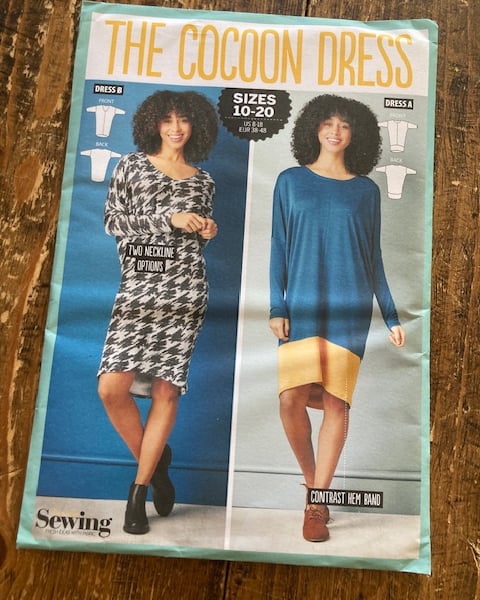 Coccon Dress Paper Pattern 10 - 20