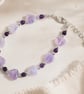 Handmade Lavender Amethyst Bracelet