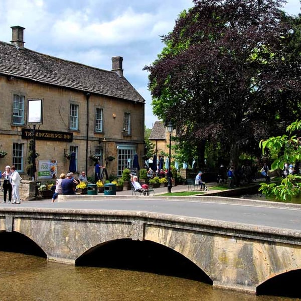 Kingsbridge Inn Bourton On The Water Cotswolds Photograph Print