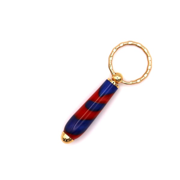 Keyring - Blue Red Acrylic