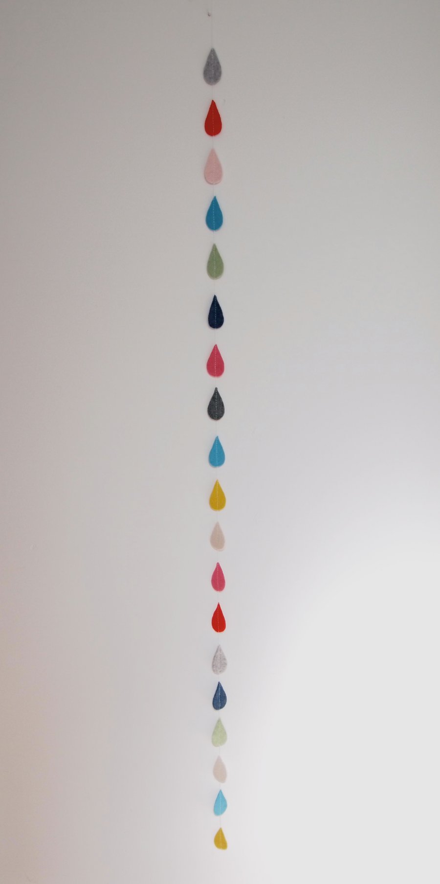 Felt Rain Drop Garland