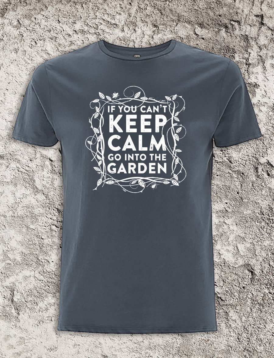 Keep Calm Silkscreen printed Unisex T-shirt 