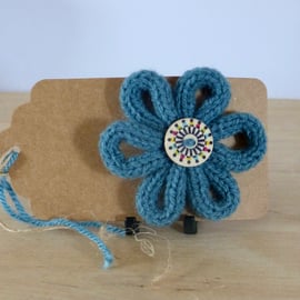 French Knitted Brooch
