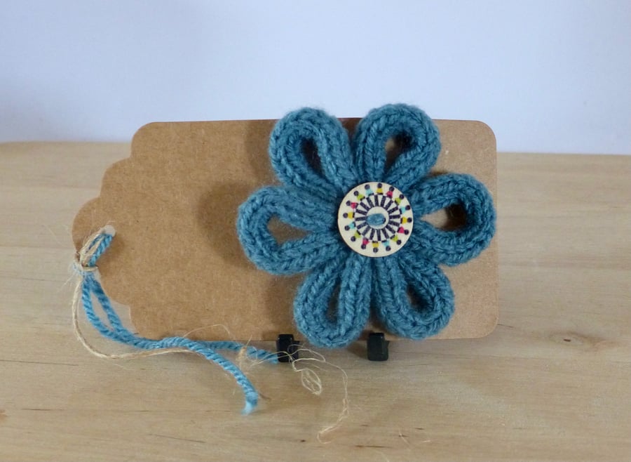 French Knitted Brooch