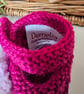 Designer Baby Girl's Pink Knitted Lacey Flower Shoes  3-6 months size - Image 3
