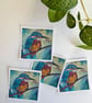 Kingfisher Vinyl Bird Sticker - Original Art - Laptop and Planner Decor - Image 4