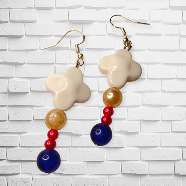 Handmade Coronation Style Earrings  