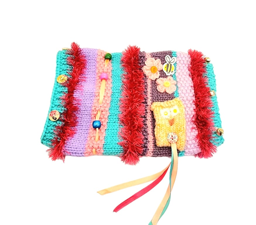 Twiddle Muff hand warmer comfort in elderly, dementia, autism, anxiety, hospital