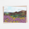 A5 Card, Heather Hills Watercolour Landscape Art Print