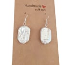 Baroque freshwater pearl earrings 925 stamoef