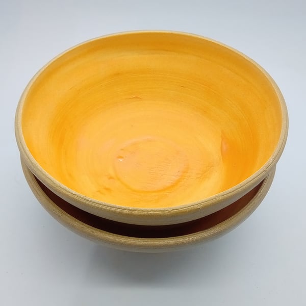 Orange & blue bowls