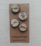 Custom Order - Set of Six Beachcombed Buttons - Image 4
