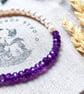 Amethyst & Pearl Celestial Gemstone Bracelet - February & June Birthstone - Image 2