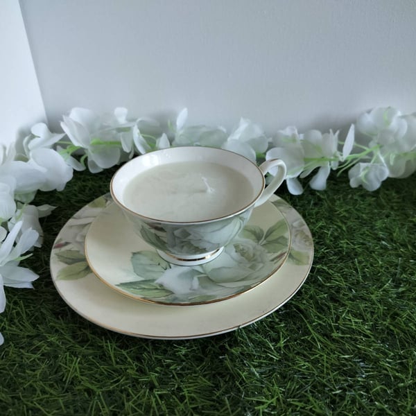 Cup & Saucer Candle