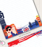 Letter Writing Paper with a London, UK theme, British stationery - Image 3