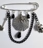 Kilt Pin Brooch-Spider Web - Image 1