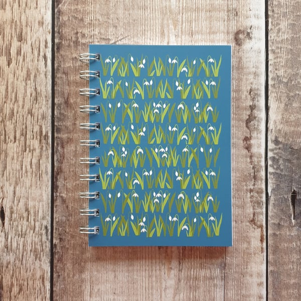 Snowdrops A6 Notebook