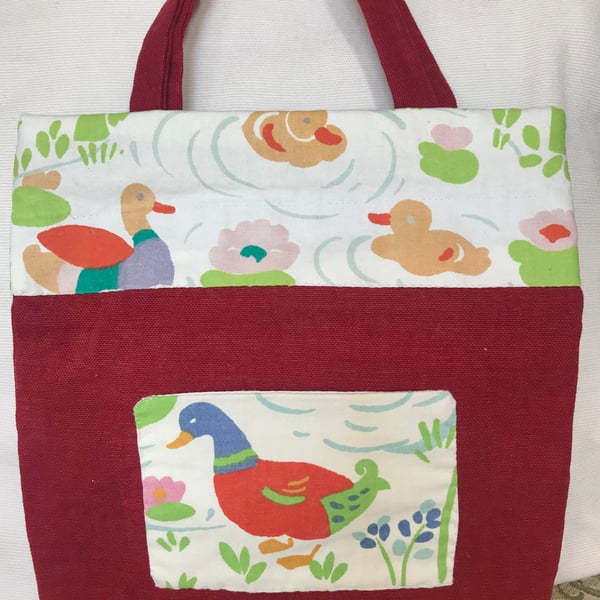 Child's Easter Duck bag