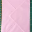 Pack Of 6 C5 A5 Pastel Pink Envelopes For Cardmaking, Wedding. 120gsm 