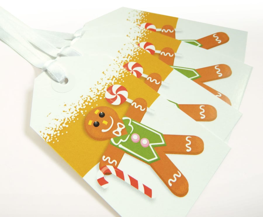 Gingerbread Christmas Gift Tags