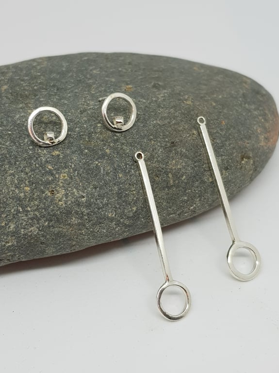 Valentina by Fedha - ear jacket earrings, versatile eye-catching statement piece