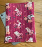Animal Heads Quilted Fabric I-Pad Sleeve