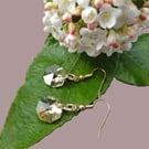 Pretty pale yellow crystal earrings gift for her