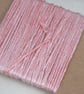 15m Naturally Dyed Madder Pink Fine Cotton Perle Embroidery Thread - Image 1