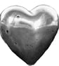 Solid silver heart love token - Image 6