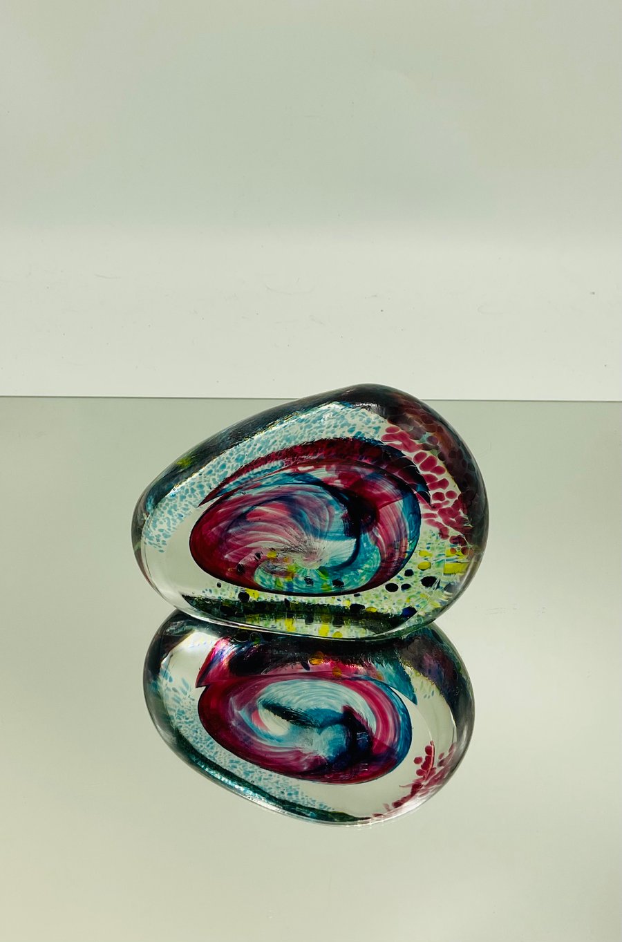 Ruby Turquoise Citrus Green Rock Weight