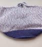 Crochet Basket Bag (The Purples) - holds so much!