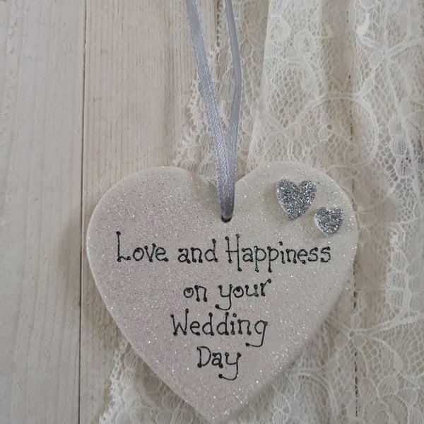 Ceramic Heart - Wedding Day